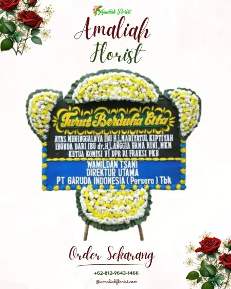 Papan Bunga Duka Gedung Akad Nikah Jakarta